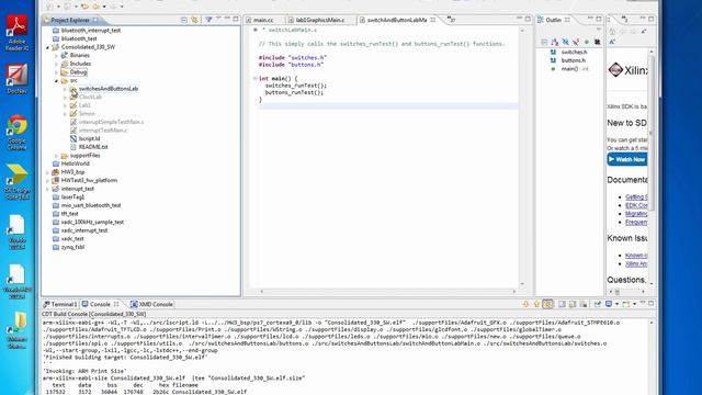 BYU ECEN 330 V7: Organizing Your Files in the Xilinx SDK смотреть онлайн