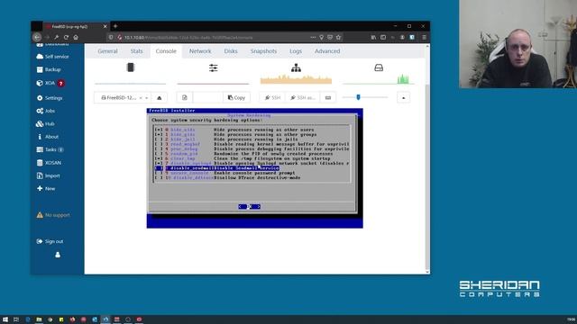 How To Install FreeBSD 12.1-RELEASE | FreeBSD Installation On XCP-NG