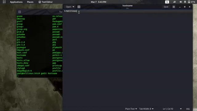 How to Change Hostname in Kali Linux || Ethical Hacking using Kali Linux смотреть онлайн