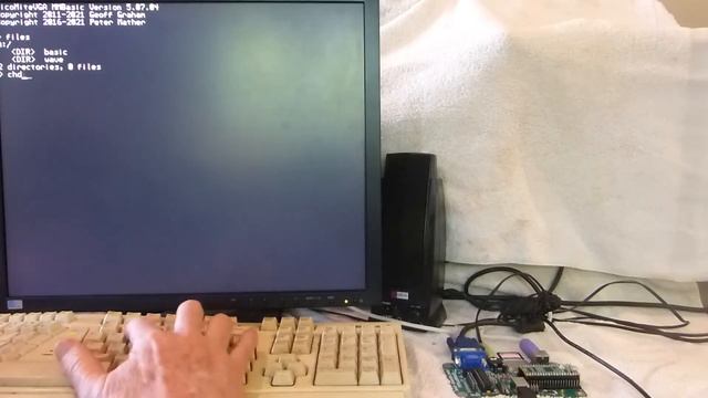 Raspberry Pi Pico running MMBASIC on PiPicoMite01 card смотреть онлайн