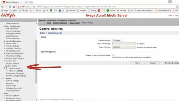 How to enable & collect debug logs from Aura Media Server for Avaya Aura Communication Manager