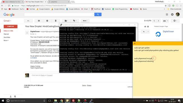Install phpMyAdmin on DigitalOcean Ubuntu 16.04 In Hindi смотреть онлайн