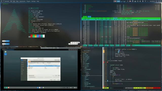 My Desktop - KDE+i3wm+keynav смотреть онлайн