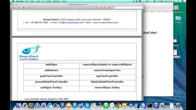 iOS 7.1 programming Lecture 3: MEMORY MANAGEMENT, ARC AND AUTORELEASE OBJECTS. смотреть онлайн
