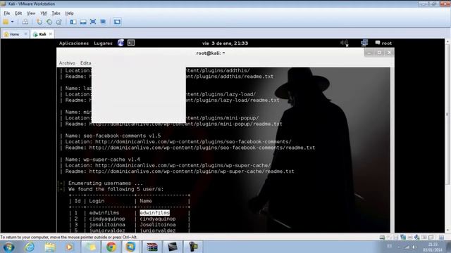 Ataque fuerza bruta con Kali linux comandos de seguridad redes WPscan смотреть онлайн