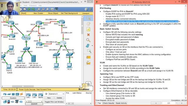 1.4.1.3 Packet Tracer - Skills Integration Challenge EIGRP смотреть онлайн