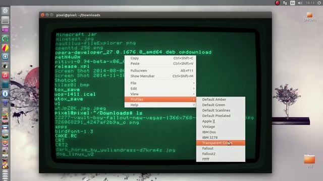 CRT cool-retro-term - with scrollbar смотреть онлайн