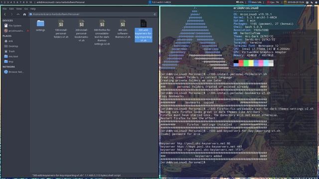 ArcoLinux : 1085 installation of herbstluftwm - Personal and Nemesis 2/2 смотреть онлайн