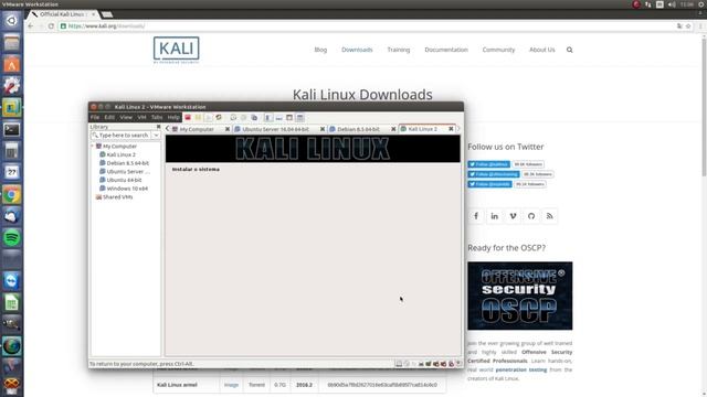 Instalando o Kali Linux 2.0 смотреть онлайн