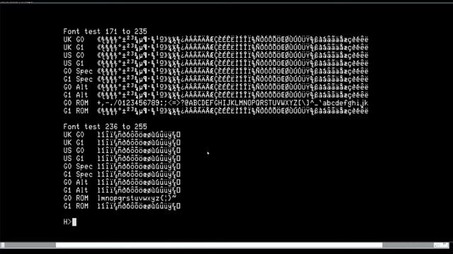 STB489 - VT132 - Part 4 - A look at fonts on the VT132 Terminal Emulator смотреть онлайн