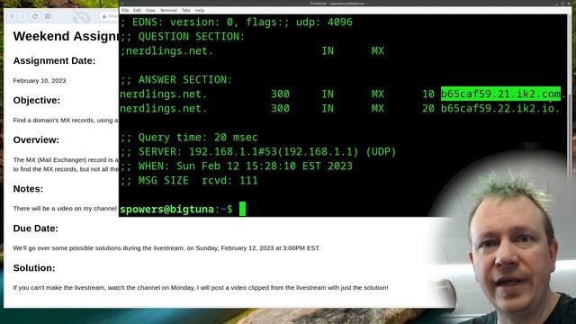 Finding MX Records (Weekend Assignment #19 Solution) смотреть онлайн
