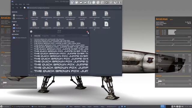 ArcoLinux : 437 adding the special xirod font to Elegant and Eleganto conky смотреть онлайн