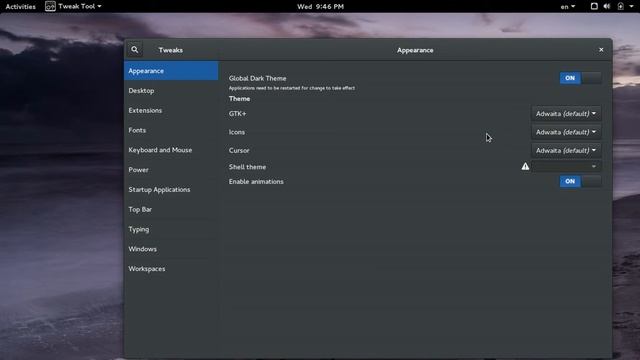 24 Fedora22 workstation Gnome tweak Tool برنامج لتخصيص الكنوم смотреть онлайн