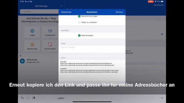 Safeclouds und Enpass unter IOS einrichten - Teil 1 | CalDAV смотреть онлайн