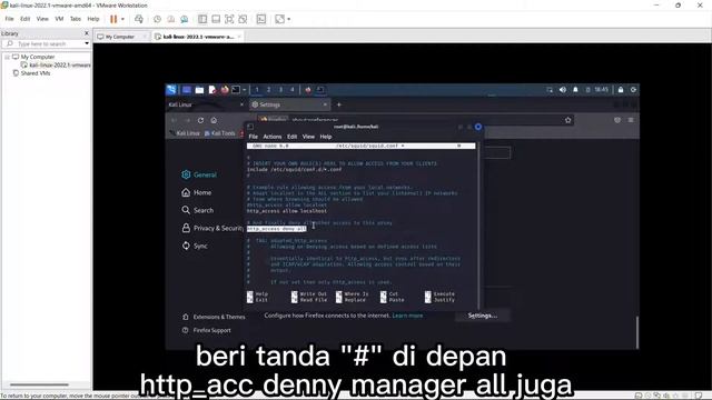 Tutorial Install & konfigurasi Squid Proxy di Kali Linux (Block Website) || VM Ware смотреть онлайн