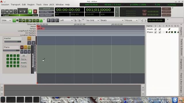 Ardour 3 with LinuxSampler as an LV2 Plugin смотреть онлайн