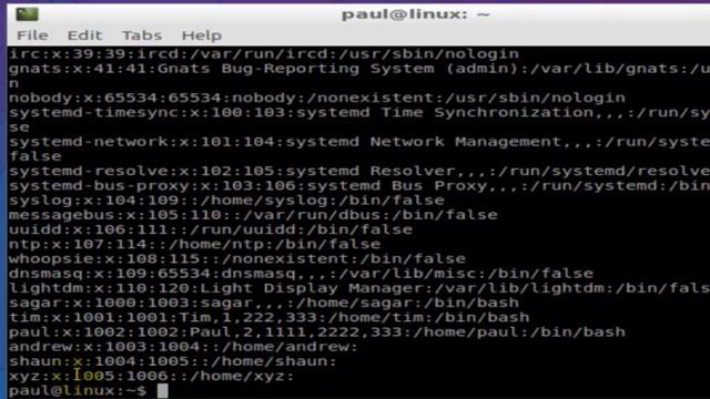 How to list users in Linux Shell terminal смотреть онлайн