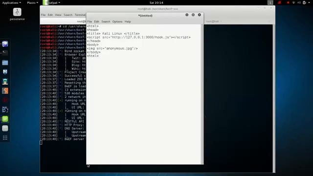 Kali Linux 2 0 How To Use BeEF Metasploit смотреть онлайн