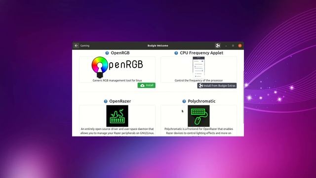 Ubuntu Budgie Welcome App - Introduces a new Gaming Section смотреть онлайн