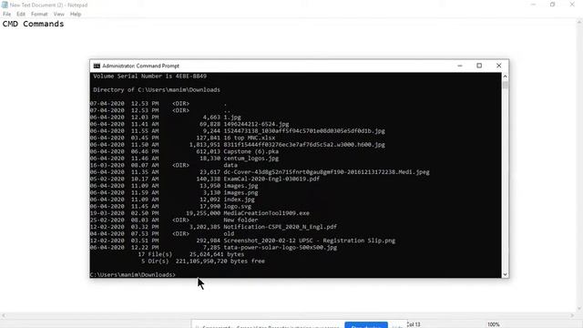 CMD commands ( mkdir, rmdir) смотреть онлайн