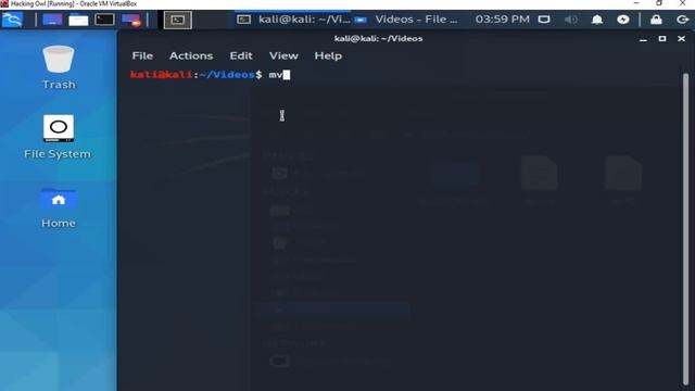 How to use the move command on Kali Linux | Ethical Hacking смотреть онлайн