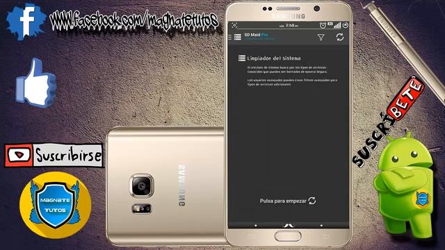 OPTIMIZA - LIMPIA Tu ANDROID | sd maid pro | apk android | español смотреть онлайн