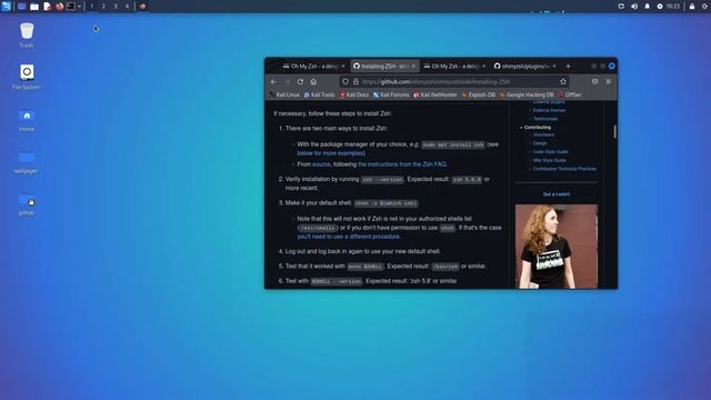 web searching in linux terminal | ohmyzsh install in kali linux | in hindi смотреть онлайн