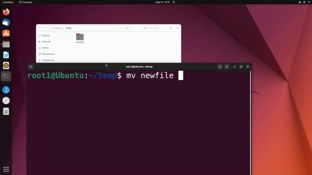 How to rename directory or folder using linux command tutorial смотреть онлайн