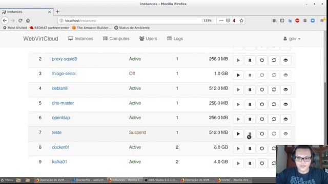 Operação do KVM com WebVirtCloud смотреть онлайн