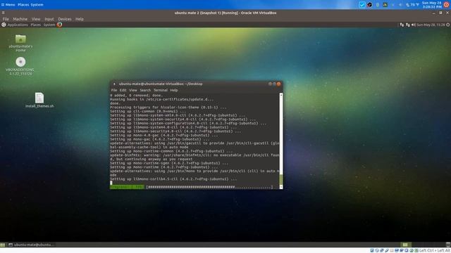 My theming and Panel layout of ubuntu mate 17.04 updated with script смотреть онлайн