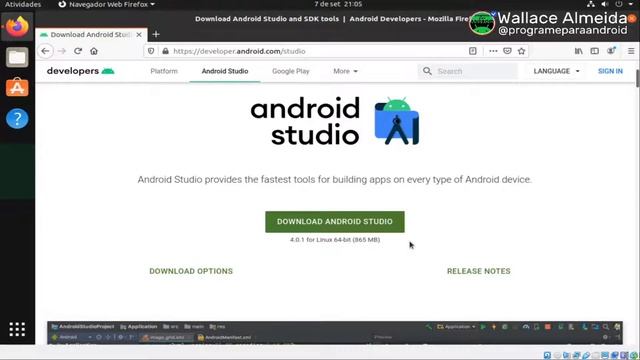 Instalando o Android Studio no UBUNTU 20.04 DO JEITO CERTO | SQLite Avançado #24 смотреть онлайн