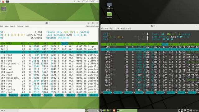 Ubuntu Mate 22.04 vs Linux Mint 20.3 (MATE): RAM Usage смотреть онлайн