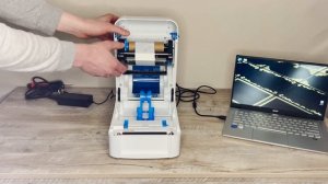 Принтер для печати на лентах. Распаковка заправка и первая печать! Печать ритуальной  ленты.