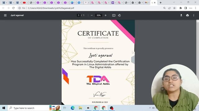 Linux Administration Certification | Linux Free Certificate | The Digital Adda | Winter Internship смотреть онлайн