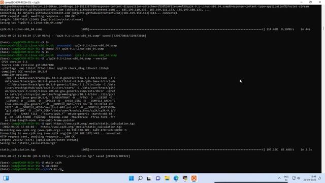 How to Install CP2K 9.1 Precompilled version and run HPC/Ubuntu/Linux смотреть онлайн