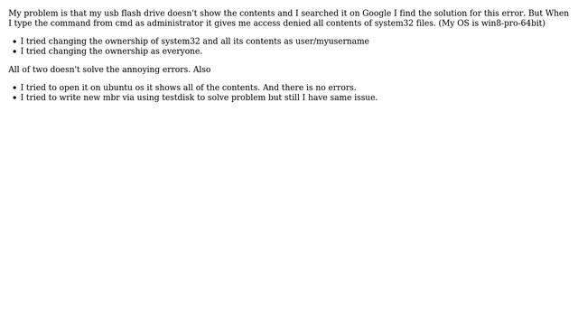 "attrib -s -h \*.\* /s /d" access denied errors смотреть онлайн