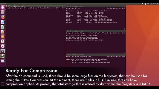 BTRFS Compression & Defragmentation смотреть онлайн