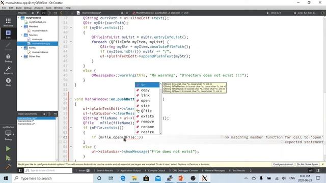 C++ programming on Linux - Qt QFile Class смотреть онлайн