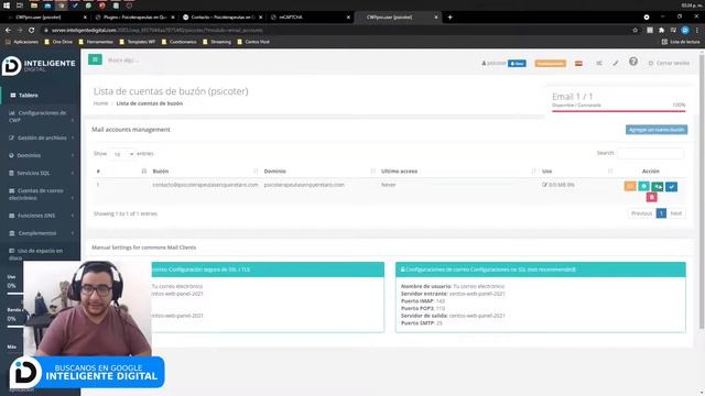 Crear y gestionar correos electrónicos en Centos Web Panel 📧 смотреть онлайн