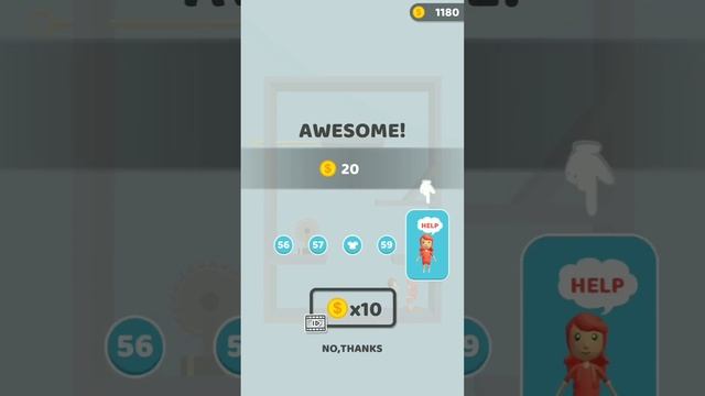 Pin Rescue - Pull The Pin - Gameplay Walkthrough Part 2 Levels 41-74 (Android) смотреть онлайн