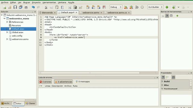 Create a web service on Monodevelop C# Linux смотреть онлайн