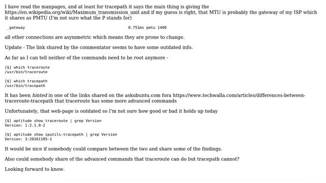 What is the difference between tracepath and traceroute or are they same? смотреть онлайн