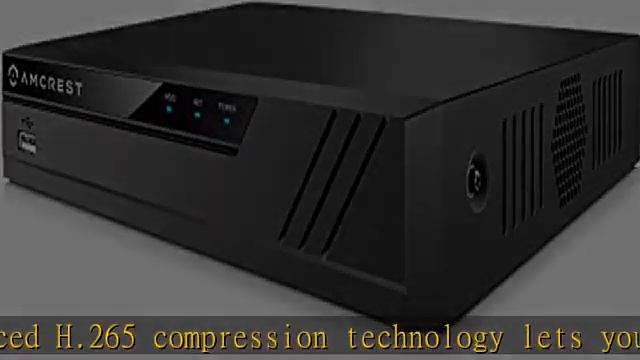 Amcrest NV4108-A2 4K 8CH NVR (1080p/3MP/4MP/5MP/8MP) POE Network Video Recorder - Supports up to 8 смотреть онлайн