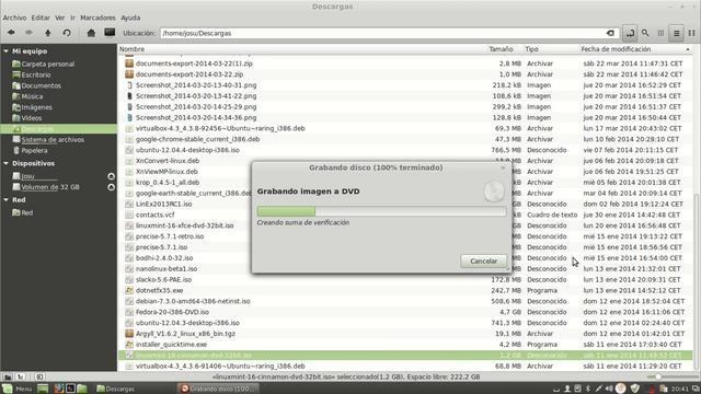 Programa BRASERO para grabar en Linux Mint 16. смотреть онлайн