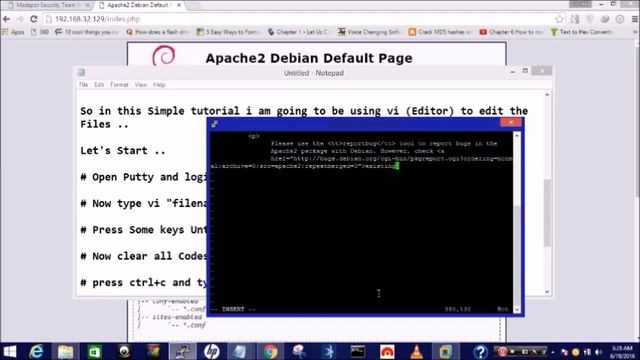 How to Edit Files With Vi Editor in linux via putty смотреть онлайн