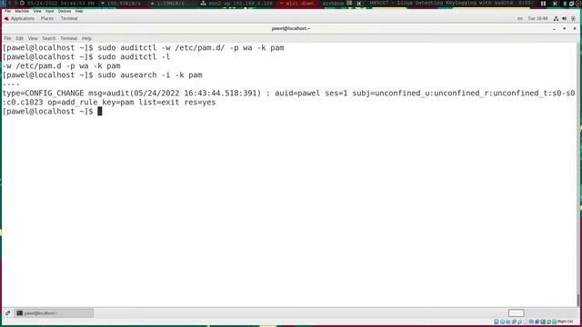 Linux Detecting Keylogging with auditd смотреть онлайн