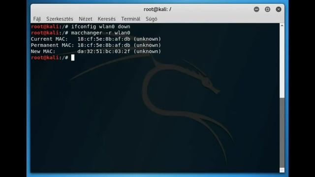 Kali Linux - Mac cím megváltoztatása (Macchanger) смотреть онлайн