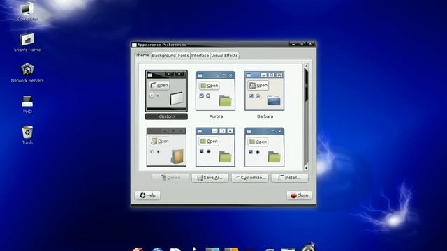 Linux Eye Candy 6 - Panels, Icons, and Pointers смотреть онлайн