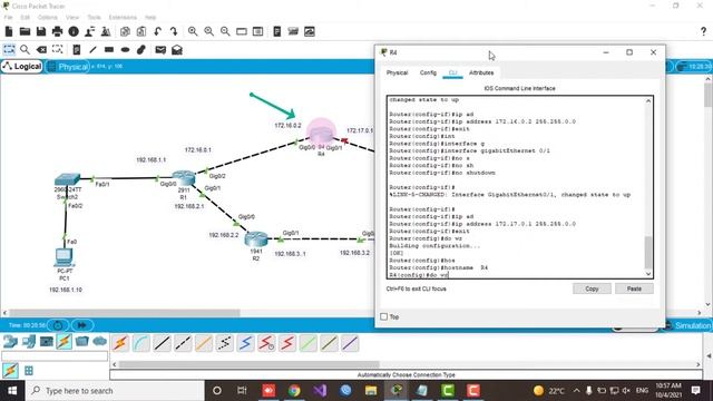 RIP (Routing Information Protocol) Lab With 5 Routers || Cisco For Work Tutorial смотреть онлайн