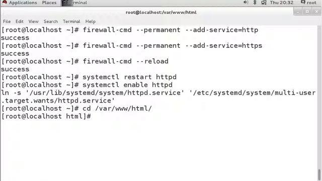 Apache Server on RHEL7 смотреть онлайн